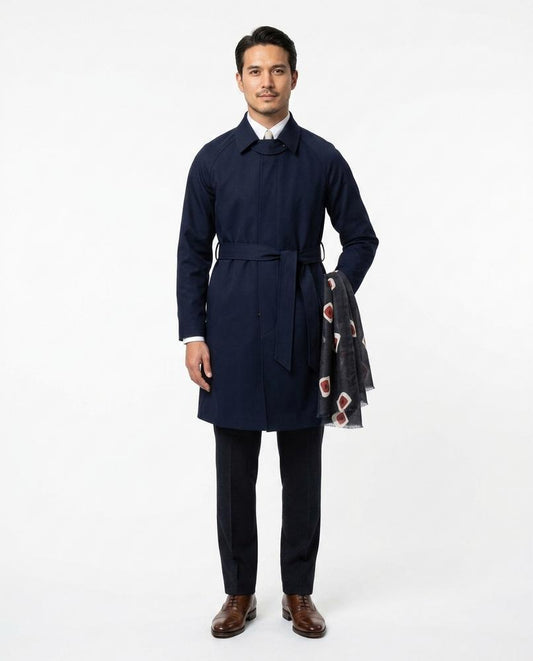 Talbos Closet - Saral | Belted Single-Breasted Coat Men