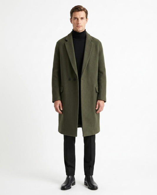 Talbos Closet - Niser | Double-Breasted Long-Cut Coat Men