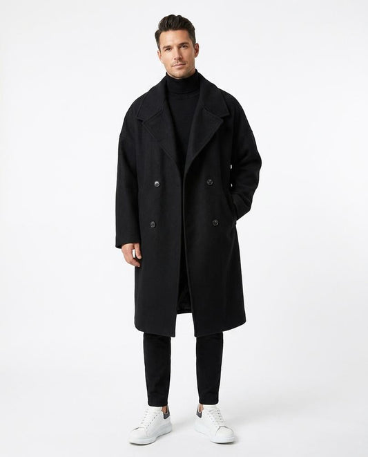 Talbos Closet - Daran | Double-Breasted Loose-Fit Coat Men