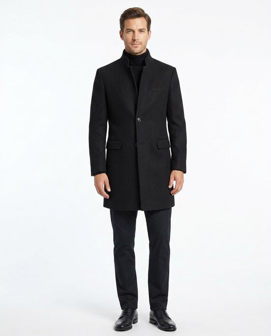 Talbos Closet - Alken | Tailored Stand-Collar Coat Men