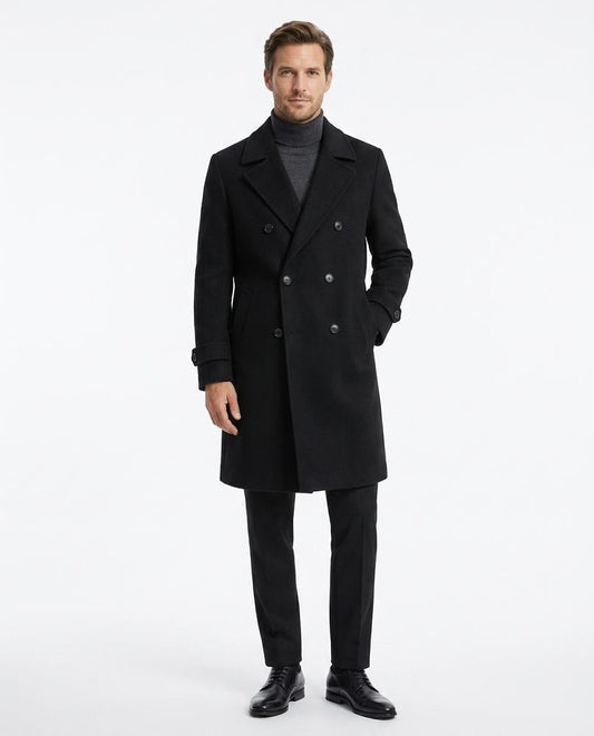 Talbos Closet - Tazan | Double-Breasted Wool Coat Men