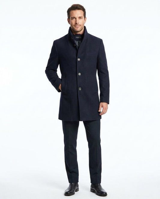 Talbos Closet - Comel | Single-Breasted Wool-Blend Coat Men