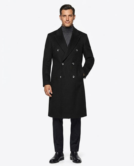 Talbos Closet - Venor | Double-Breasted Wool Coat Men