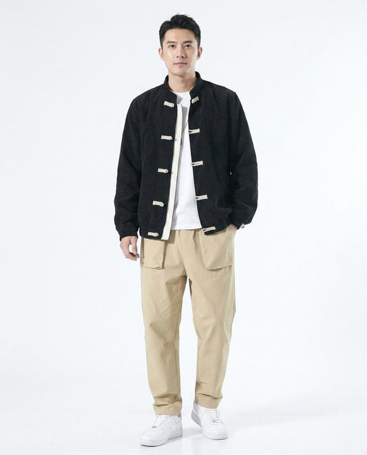 Talbos Closet - Salen | Corduroy Toggle-Front Jacket Men