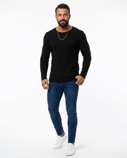 Talbos Closet - Alkar | Structured Slim Fit Sweater Men