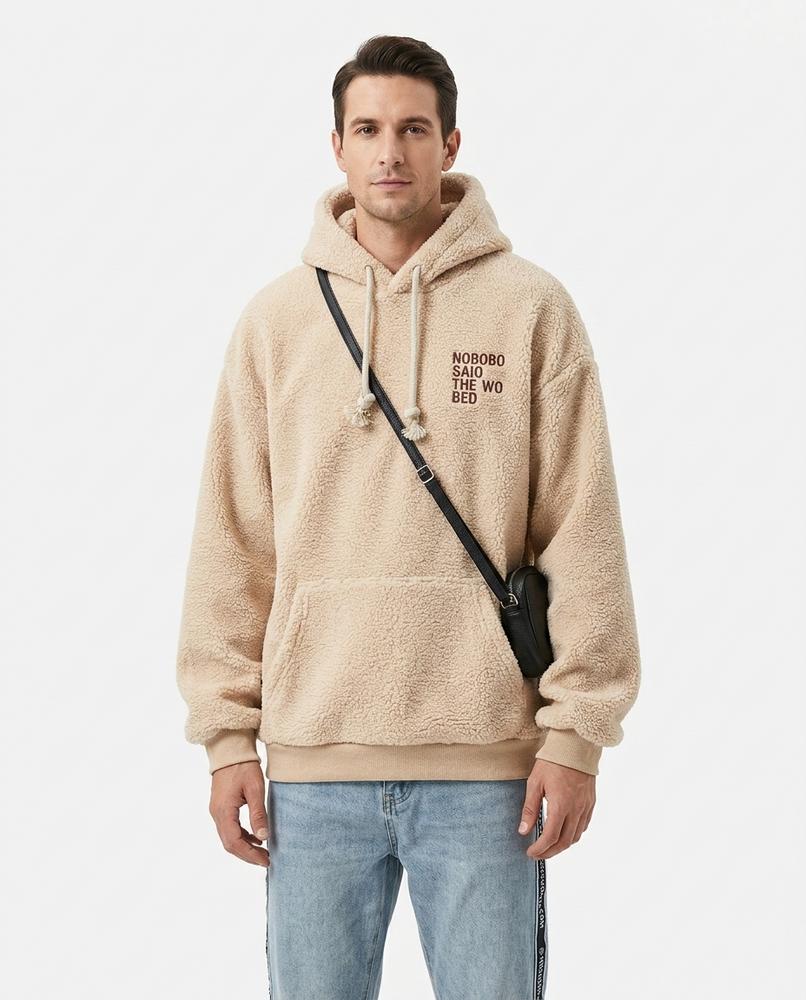 Talbos Closet - Misel | Fleece Embroidered Hoodie Men