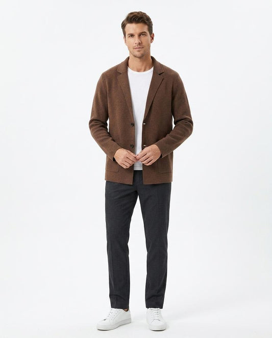 Talbos Closet - Nosan | Knitted Relaxed-Fit Blazer Men