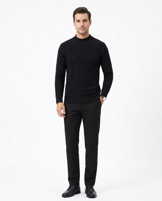 Talbos Closet - Lysol | Textured Mock Neck Sweater Men
