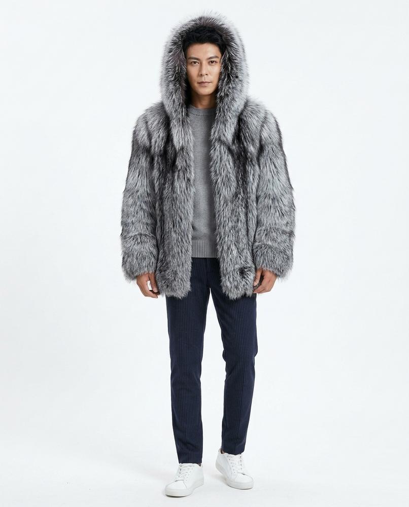 Talbos Closet - Vimon | Faux Fur Hooded Coat Men