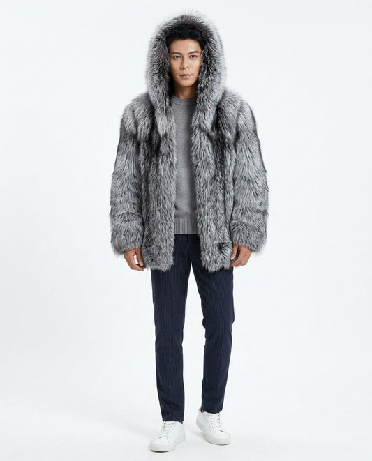 Talbos Closet - Vimon | Faux Fur Hooded Coat Men