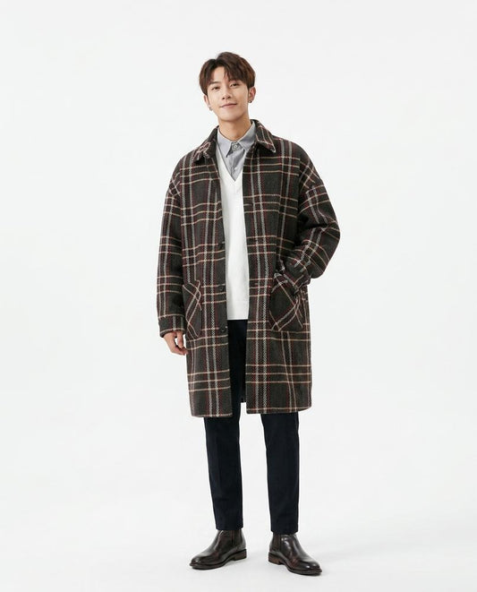 Talbos Closet - Verel | Plaid Structured Coat Men