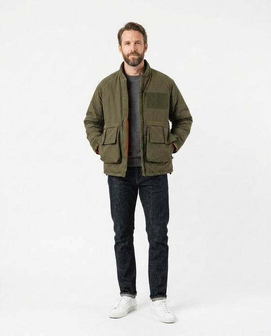 Talbos Closet - Tiram | Padded Multi-Pocket Jacket Men