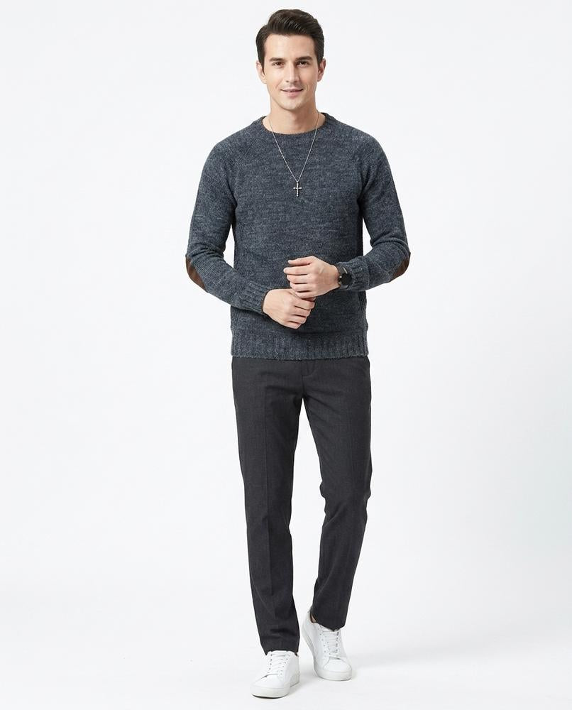 Talbos Closet - Rozan | Marled Elbow-Patch Sweater Men