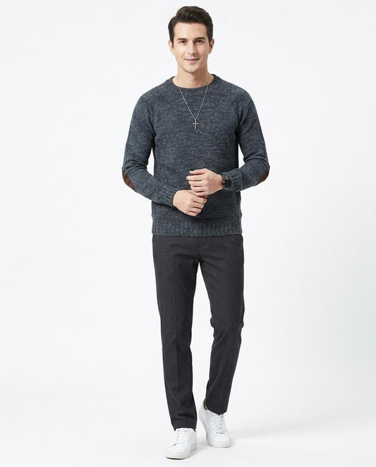 Talbos Closet - Rozan | Marled Elbow-Patch Sweater Men