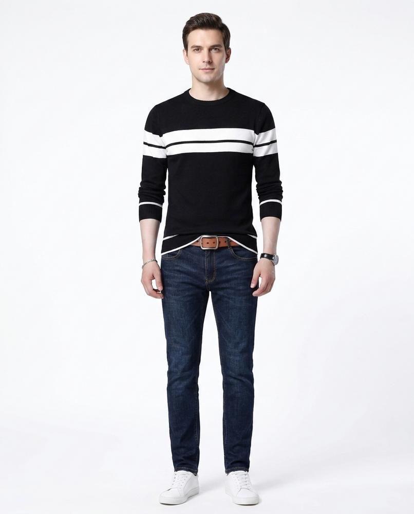 Talbos Closet - Nitor | Striped Knit Sweater Men