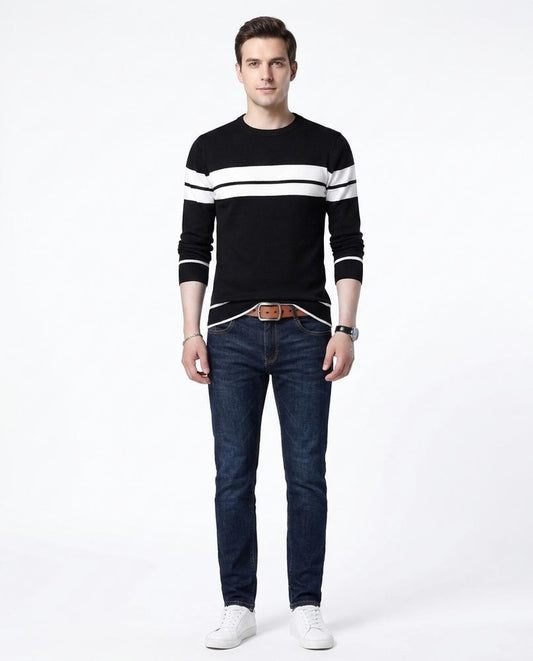Talbos Closet - Nitor | Striped Knit Sweater Men