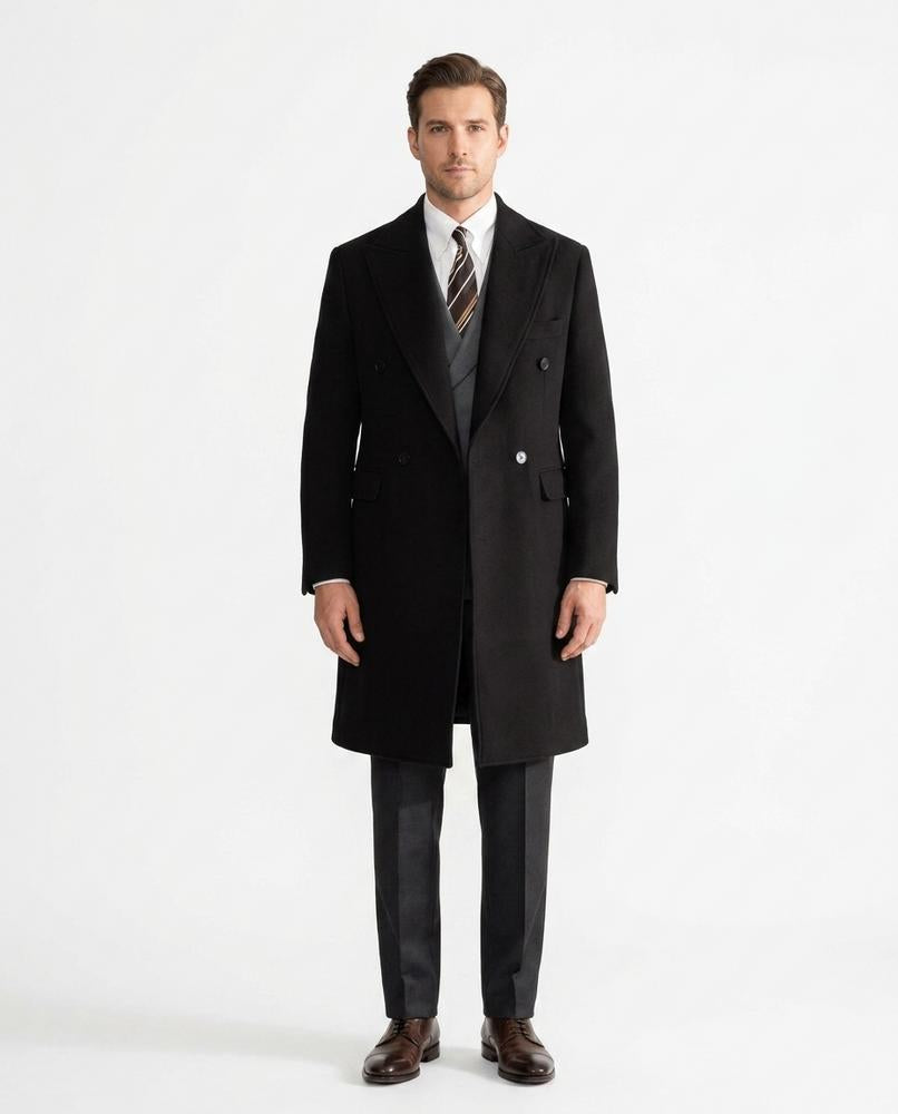Talbos Closet - Zelar | Double-Breasted Wool-Blend Coat Men