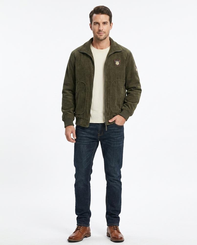Talbos Closet - Yovan | Corduroy Zip-Up Jacket Men