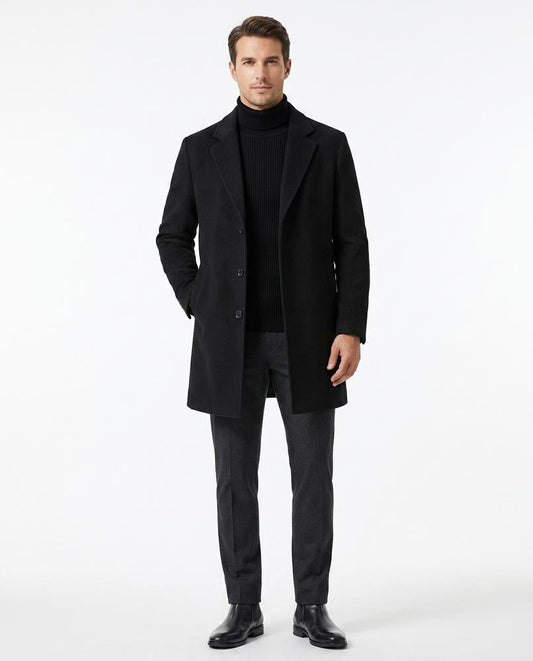Talbos Closet - Sarel | Single-Breasted Lined Coat Men