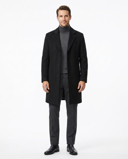 Talbos Closet - Lenor | Single-Breasted Lined Coat Men