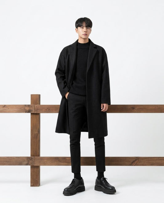 Talbos Closet - Semor | Single-Breasted Relaxed-Fit Coat Men