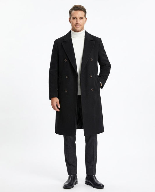 Talbos Closet - Ellom | Double-Breasted Lined Coat Men