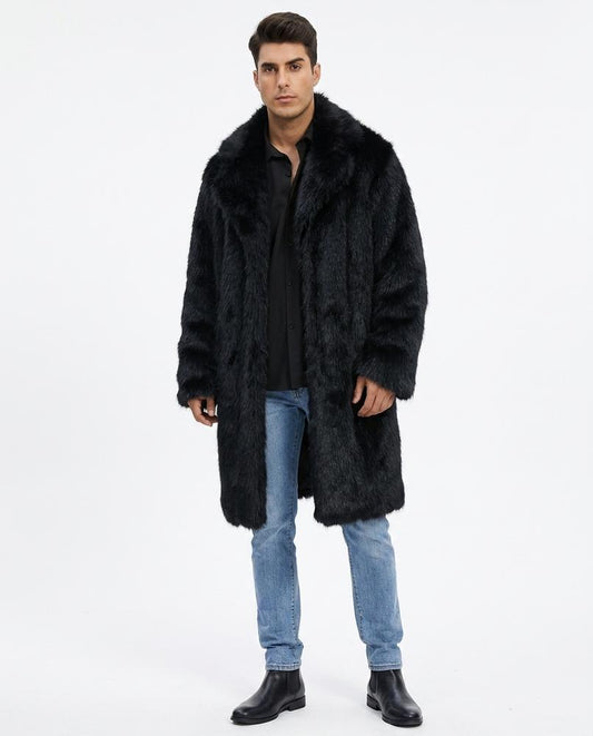 Talbos Closet - Losel | Faux-Fur Longline Coat Men