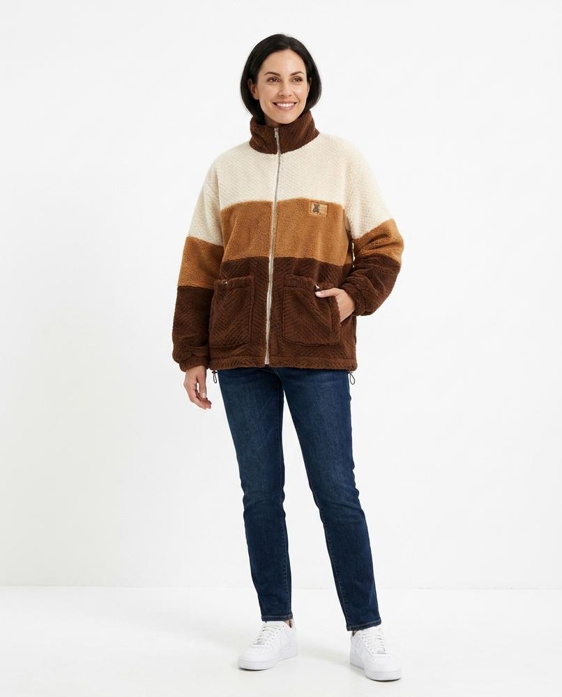 Talbos Closet - Nimar | Zip-Up Color-Block Jacket Women