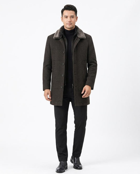 Talbos Closet - Mirev | Textured Lined Coat Men