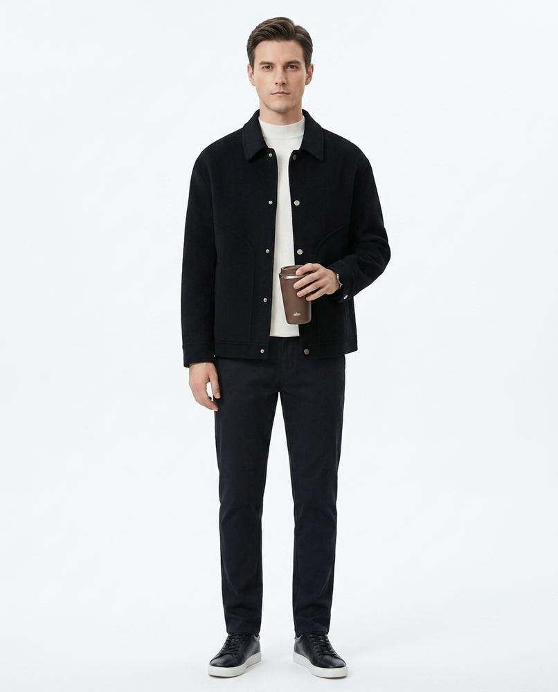 Talbos Closet - Zeser | Wool Collared Jacket Men