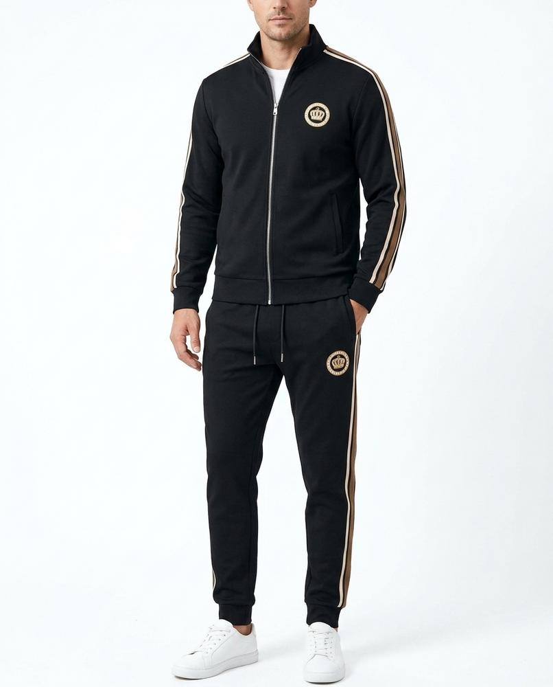 Talbos Closet - Mirel | Zip-Up Striped Suit Men