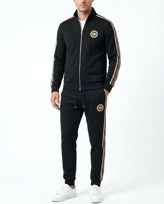 Talbos Closet - Mirel | Zip-Up Striped Suit Men