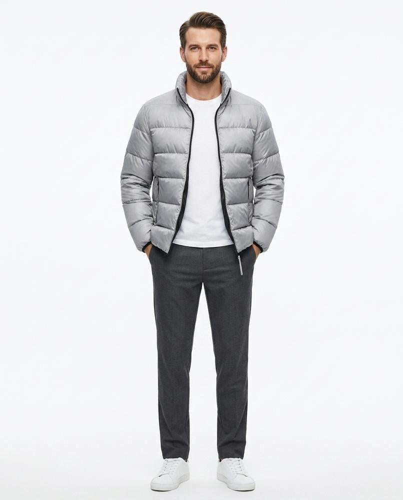 Talbos Closet - Nisen | Quilted Zip-Up Jacket Men