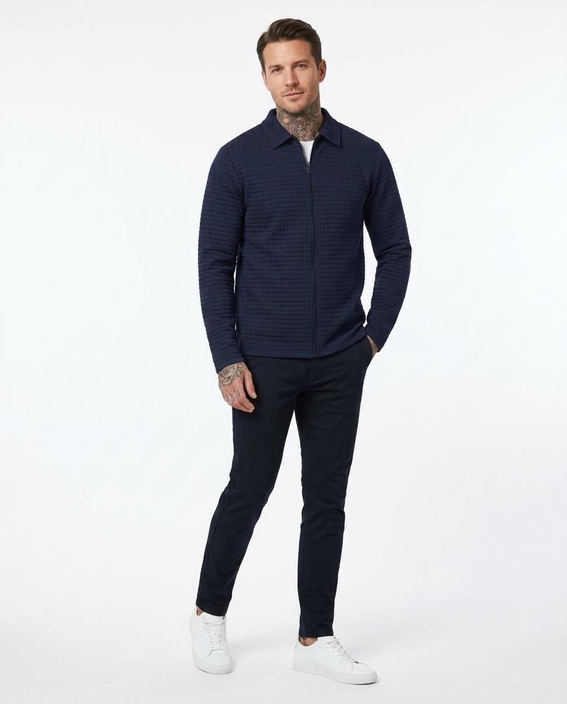 Talbos Closet - Nevel | Textured Zip-Up Jacket Men