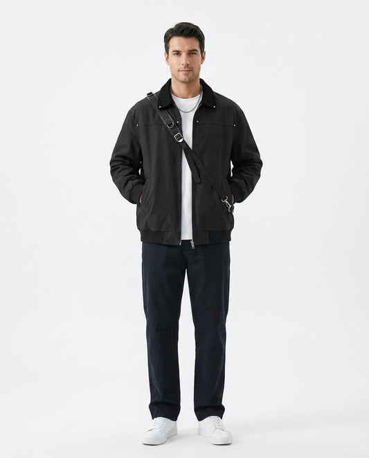 Talbos Closet - Kamin | Zip-Up Relaxed-Fit Jacket Men