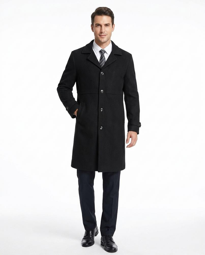 Talbos Closet - Yorev | Single-Breasted Felted Coat Men