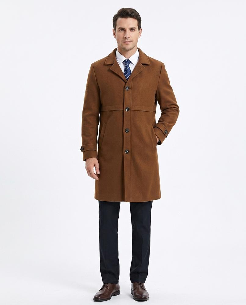 Talbos Closet - Yorev | Single-Breasted Felted Coat Men
