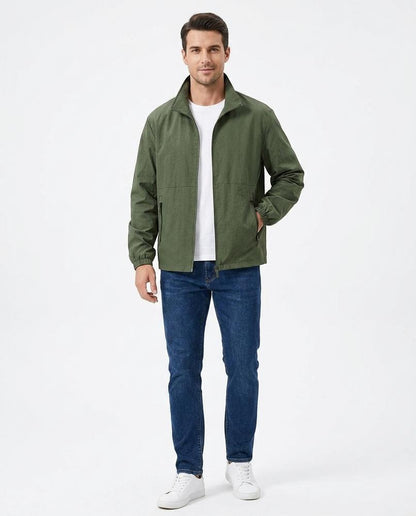 Talbos Closet - Vatir | Zip-Up Stand-Collar Jacket Men