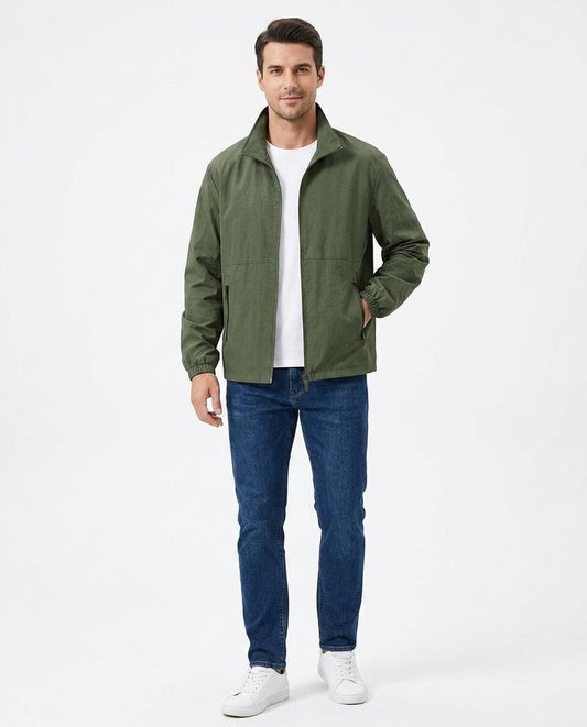 Talbos Closet - Vatir | Zip-Up Stand-Collar Jacket Men