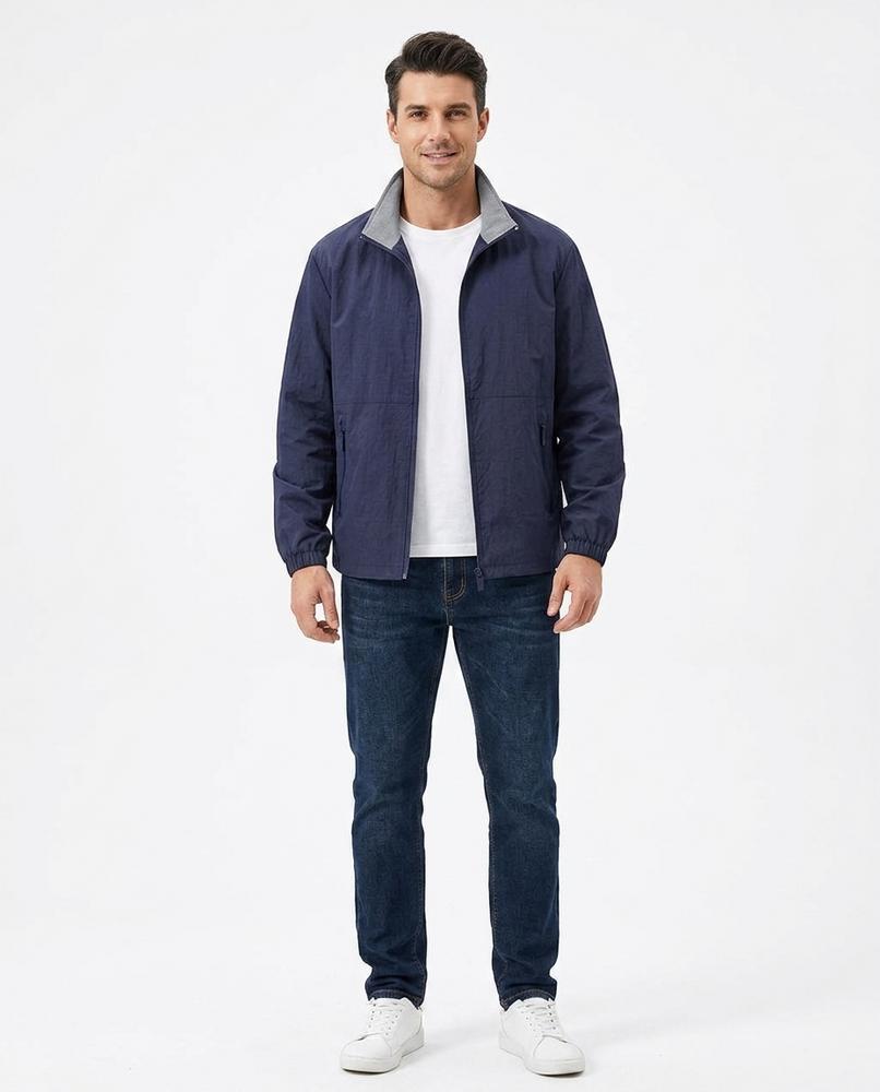 Talbos Closet - Vatir | Zip-Up Stand-Collar Jacket Men