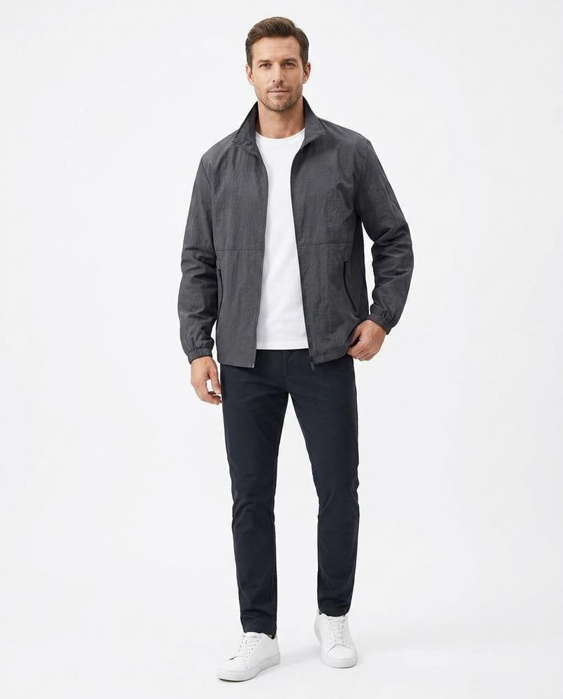 Talbos Closet - Vatir | Zip-Up Stand-Collar Jacket Men
