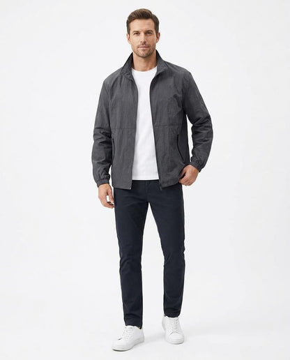 Talbos Closet - Vatir | Zip-Up Stand-Collar Jacket Men