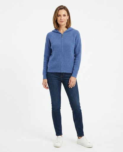 Talbos Closet - Lomin | Zip-Up Cable-Knit Hoodie Women