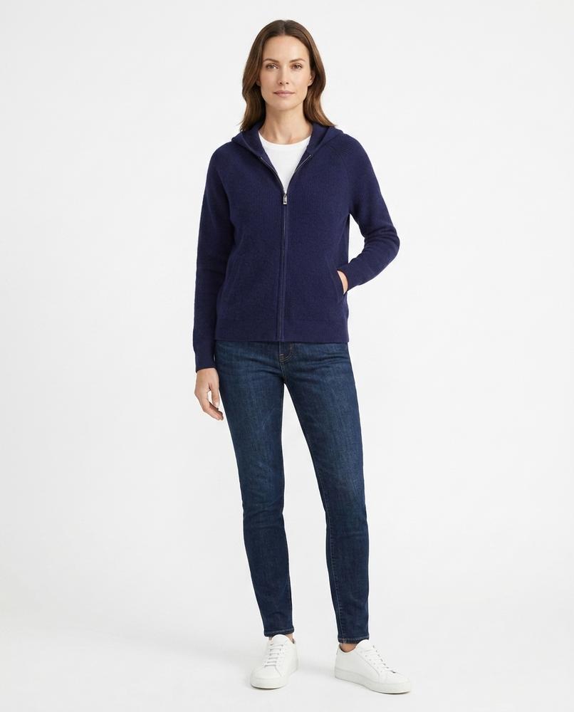 Talbos Closet - Lomin | Zip-Up Cable-Knit Hoodie Women