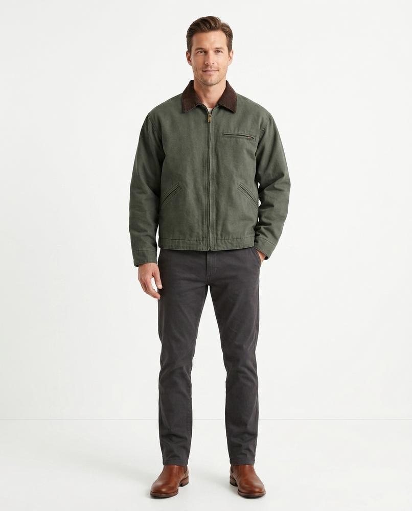 Talbos Closet - Sasan | Zip-Up Lined Jacket Men