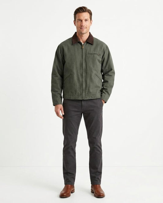 Talbos Closet - Sasan | Zip-Up Lined Jacket Men