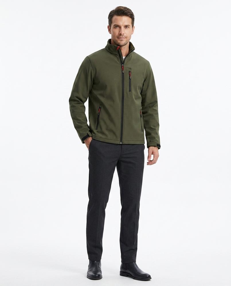 Talbos Closet - Rovel | Zip-Up Softshell Jacket Men