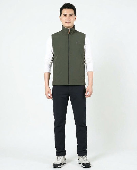 Talbos Closet - Zedar | Zip-Up Stand-Collar Vest Men