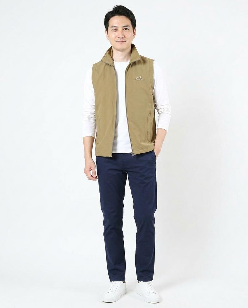 Talbos Closet - Zedar | Zip-Up Stand-Collar Vest Men