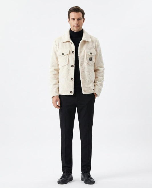 Talbos Closet - Tivel | Textured Button-Front Jacket Men